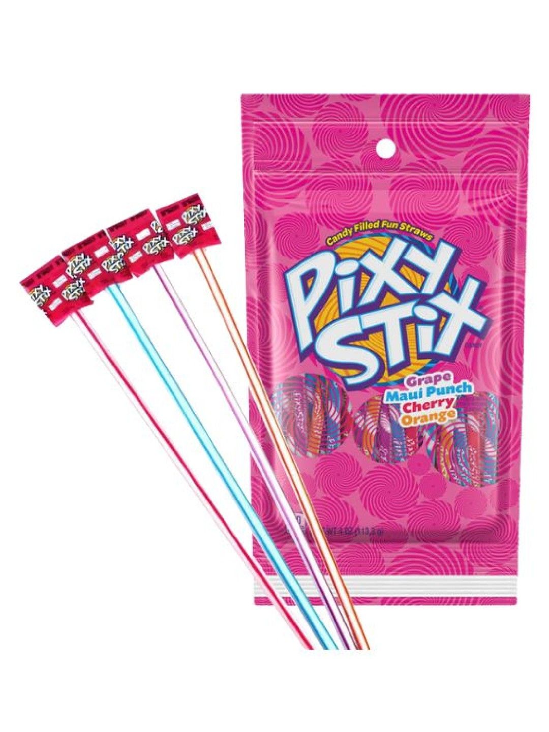 Wonka Pixy Stix Peg Bag 4oz/113.3g | Edamama